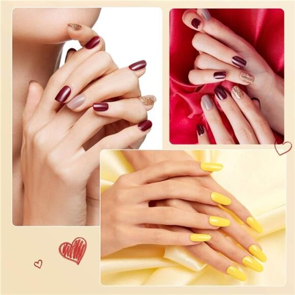 Full Cover Acrylic False Nail Tips, 500PCS Fake Nail Shape Artificial False Nail - Picture 7 of 8